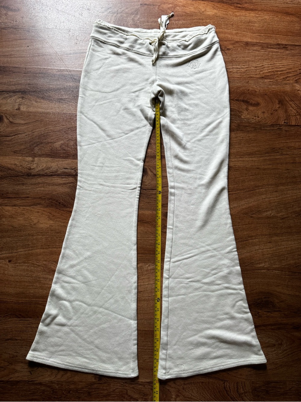 Da-Nang  Silk Blend Sustainable Yoga Pants  - Cream  M - NWT